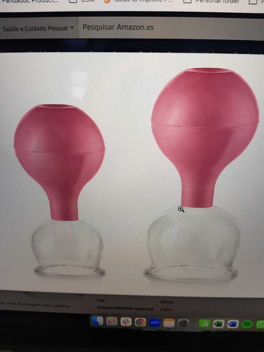 Conjunto de copos para ventosaterapia (2 unidades) - Novo