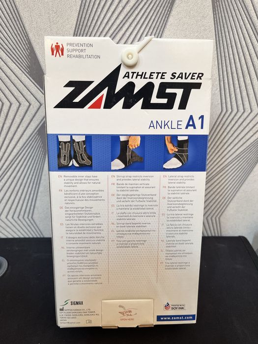 Zamst orteza stabilizator stawu skokowego kostki a1s prawy L 44-47