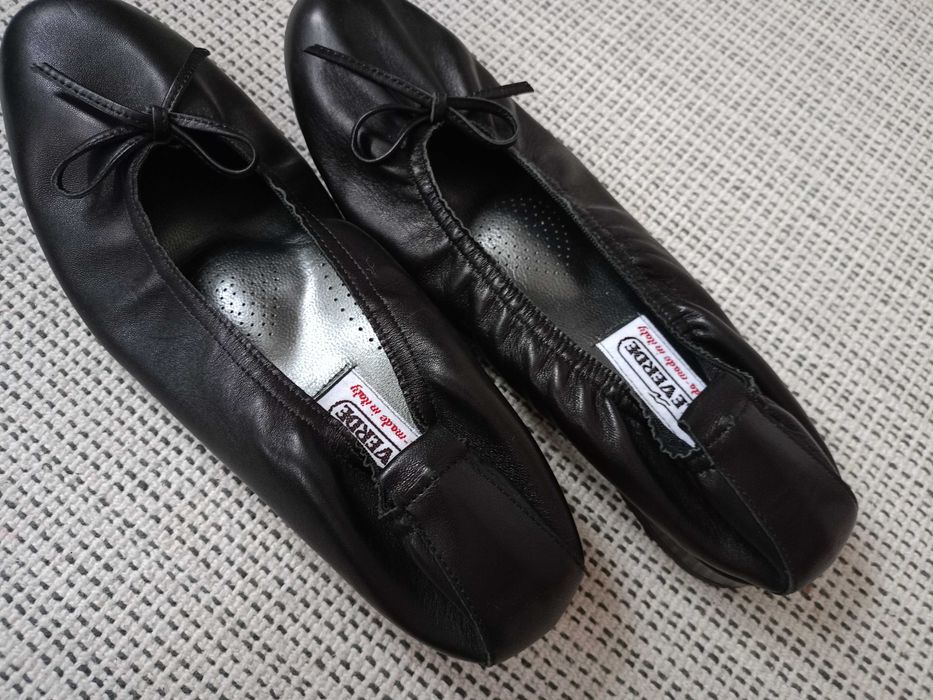 Нов балетки зі шкіри