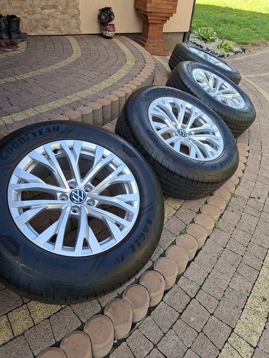 Felgi VW 18" 5x130 Opony letnie 235/65/18 Touareg