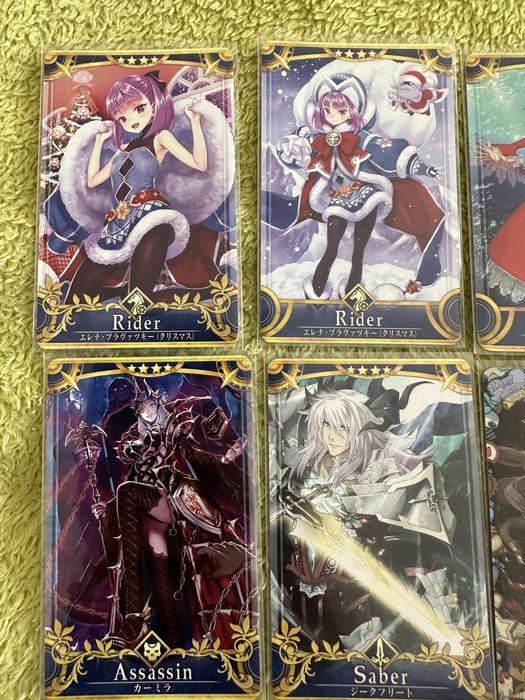 Cartas Fate Grand Order Arcade