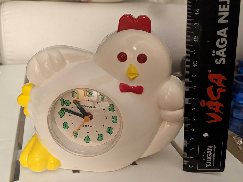 Будильник-годинник півник з озвученням Японія Сітізен 80-е