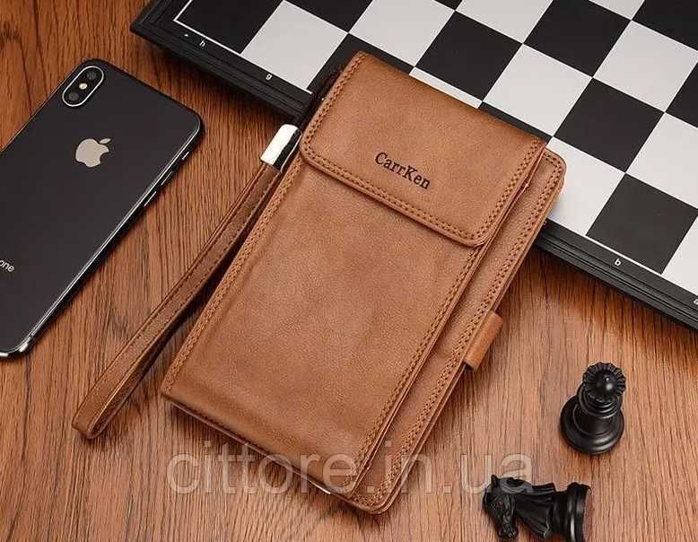 Cтильный мужской кошелек портмоне гаманець, визитница новый красивый