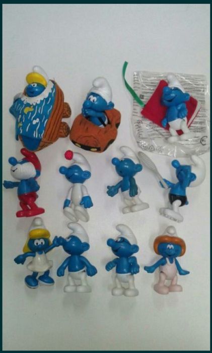 Smurf Smurfs várias séries