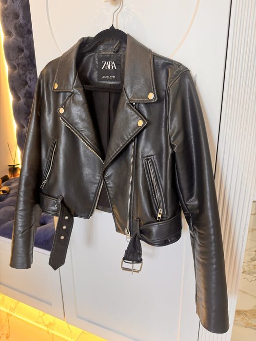 куртка косуха шкіряна Zara