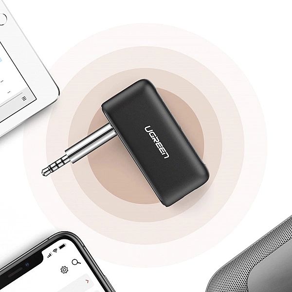 Ugreen odbiornik dźwięku Bluetooth 5.0 audio AUX mini jack do samochod