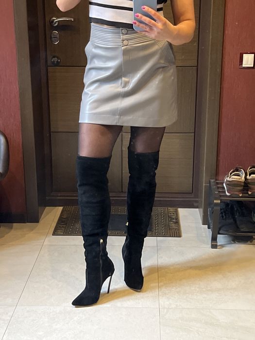 Ботфорти шкіряні Casadei 37 розм