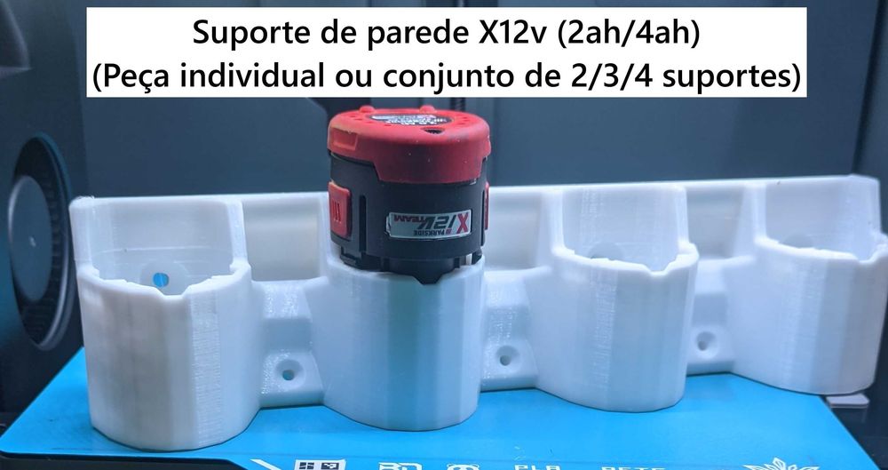 Suportes Baterias/Carregadores/Máquinas Parkside/Einhell/Stanley/etc