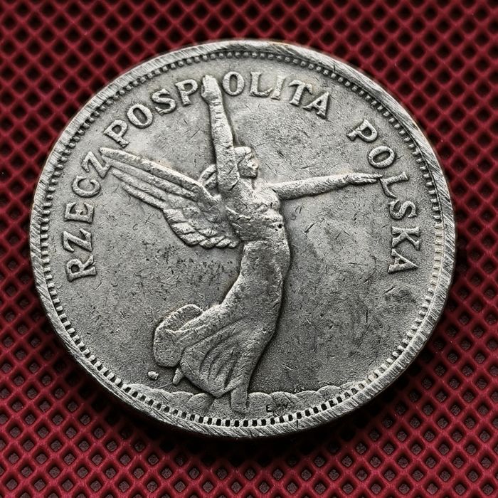 zpilska moneta Nike z 1928 roku - 5zł