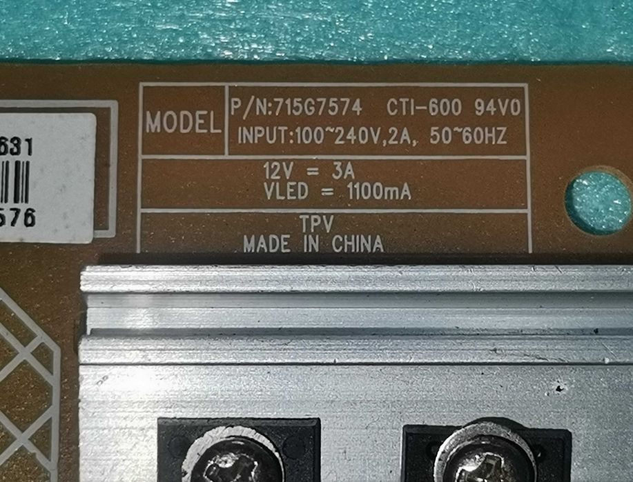 Fonte de alimentação LG 715G7574-P01-W03-0H2M64738601000962122