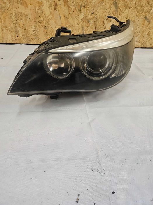 Lewa lampa przod bmw e60 e61 xenon skretny d2s kompletna!