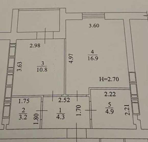 Продам 1 комн. квартиру 42 м2 в новострое ЖК Гидропарк, дом сдан РА