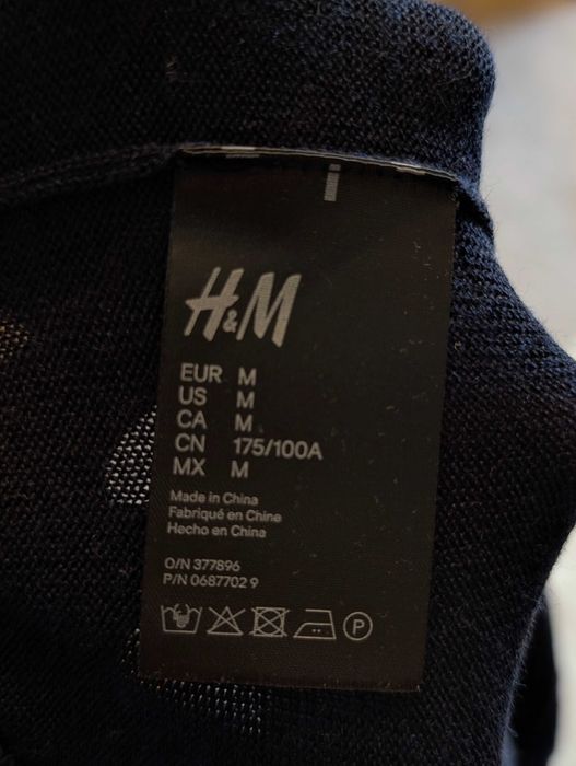 Sweter, blezer wełniany męski H&M