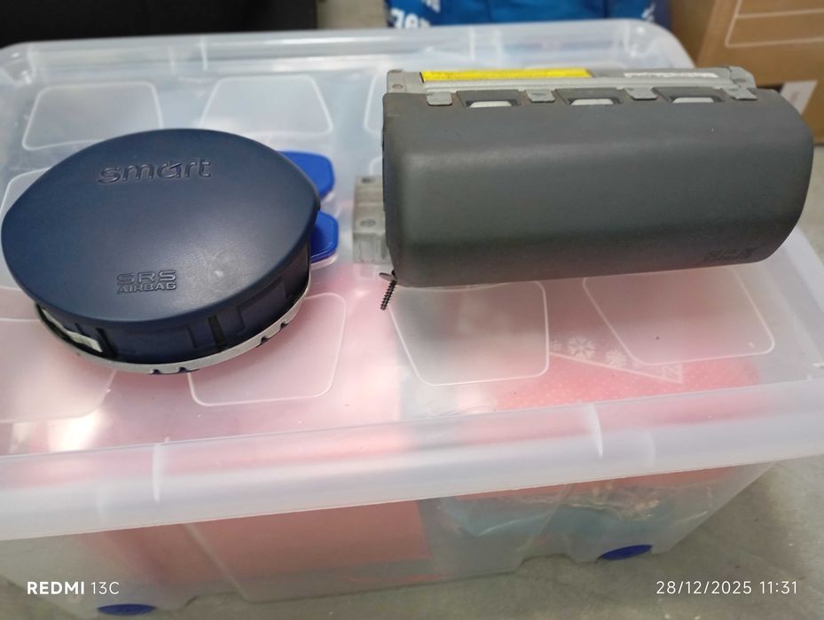 Airbag volante e passageiro Smart