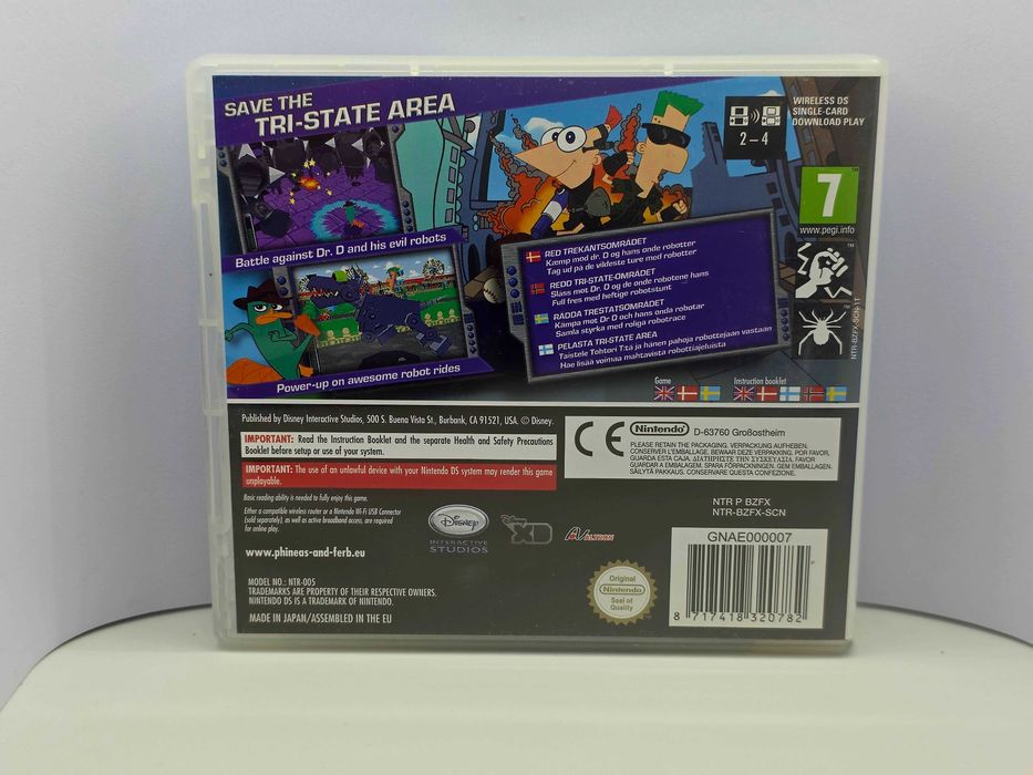 Phineas and Ferb Across the 2nd Dimension - Nintendo DS