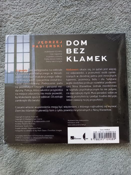 Audiobook "Dom bez klamek" - Jędrzej Pasierski