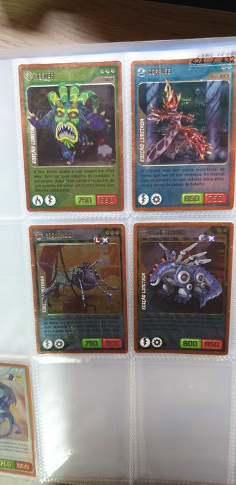 Caderneta completa inviZimals Nova Aliança +6 cartas edição limitada