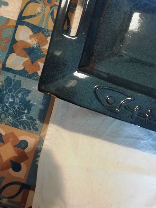 Assadeira, prato e tabuleiro de Vidro