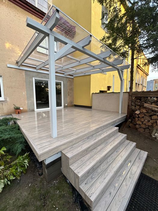 Wiata, altany, zadaszenie,pergola przyscienna,domki ogrodowe