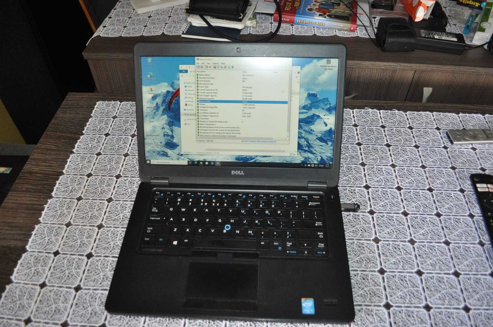 Laptop Dell E7450 Intel Core i5 5300U 500Gb Win 10 bat.100%