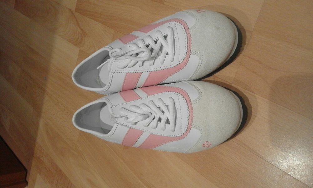 Buty Tenisowki NOWE 39 białe różowe