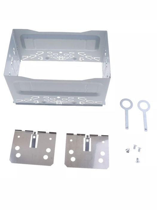 Suporte metálico rádio 2din