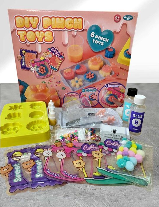 Набір для виготовлення Сквішей Таба Лапок 6в1 творчий набір для дітей