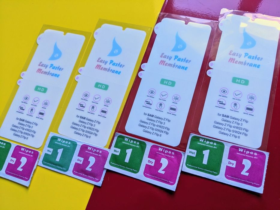 Гидрогелевая плёнка Samsung Flip 3 4 5 6, гидрогель samsung flip
