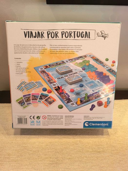 Vendo jogo didático viajar por Portugal NOVO na embalagem original