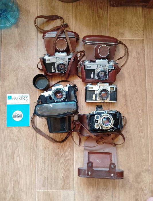 Советский фотоаппарат Киев с объективом Юпитер 8м