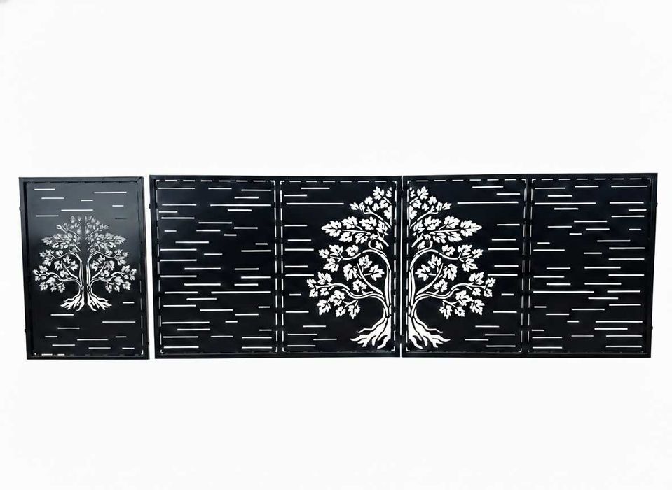 Nowoczesna brama wjazdowa skrzydłowa