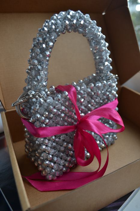 Сумка з бусин