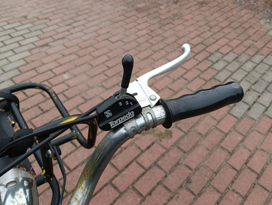 Rower przywieziony z Niemiec do naprawy,