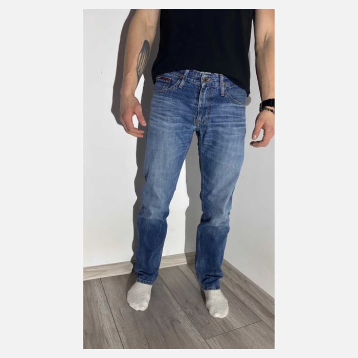 Tommy Hilfiger 28x32 Spodnie Męskie Jeans Spodnie Slim Y2K