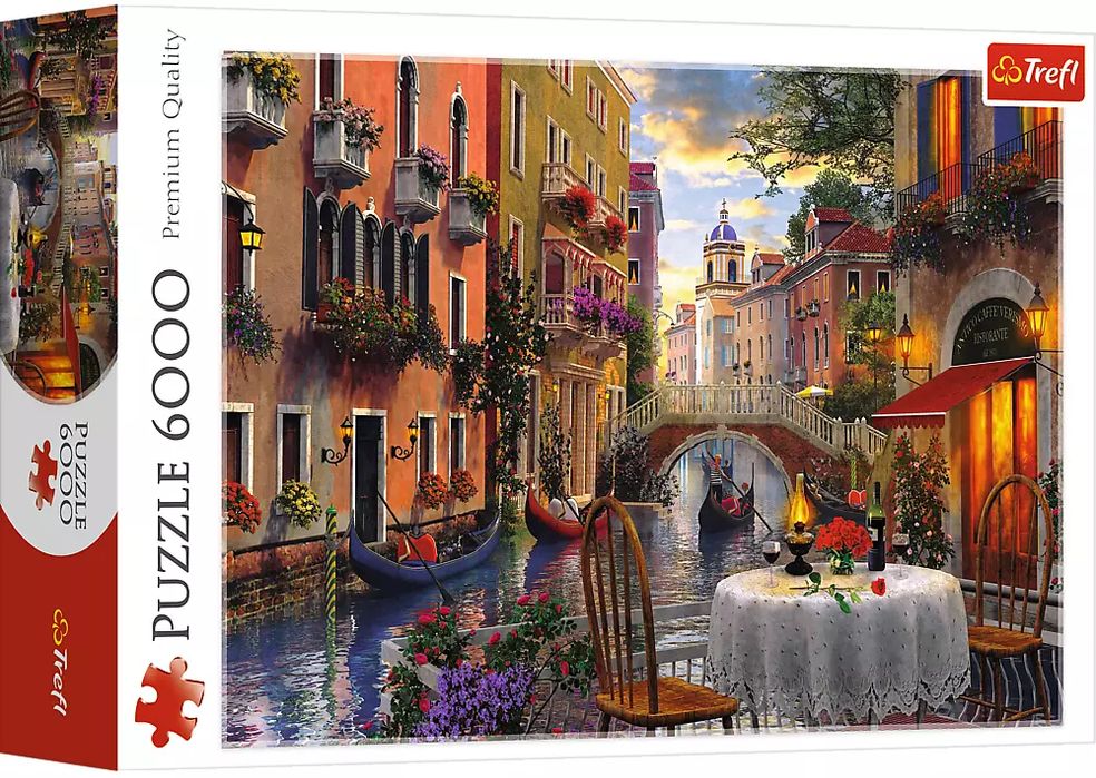 Puzzle 6000 Elementów. Romantyczna Kolacja. Nowy Produkt