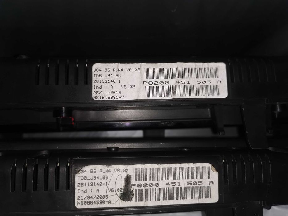 Quadrante painel de instrumentos Renault Scenic - ou Reparações