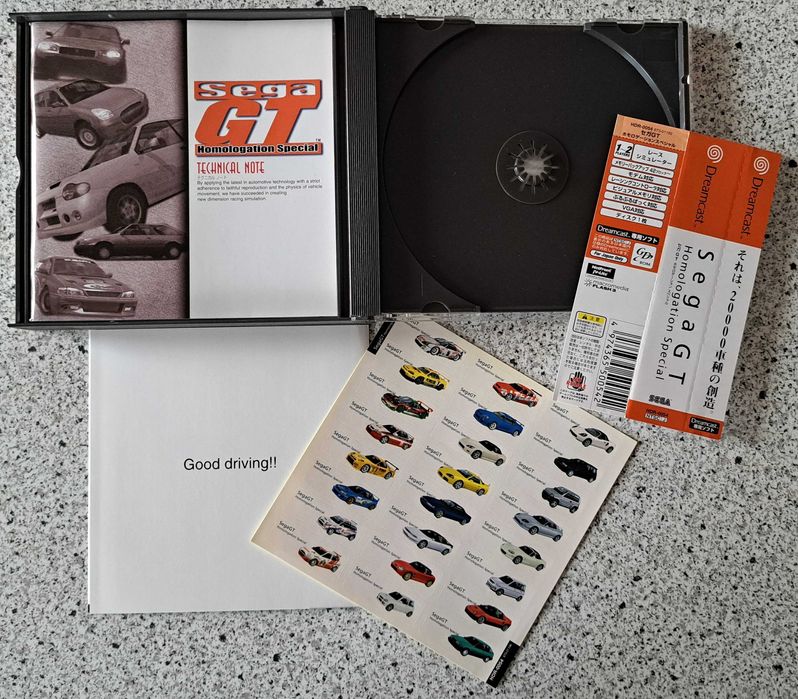 Gra Sega GT Homologation Special, Sega Dreamcast, import Japonia