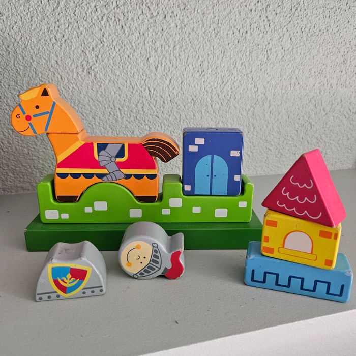 Klocki ukladanka magnetyczna