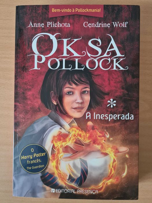 Livro juvenil "Oksa Pollock - A Inesperada" de Anne Plichota