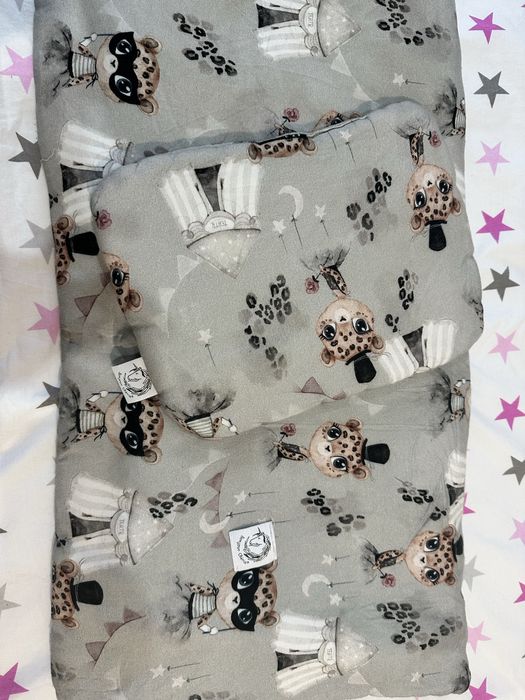 Kocyk bambusowy z podusią