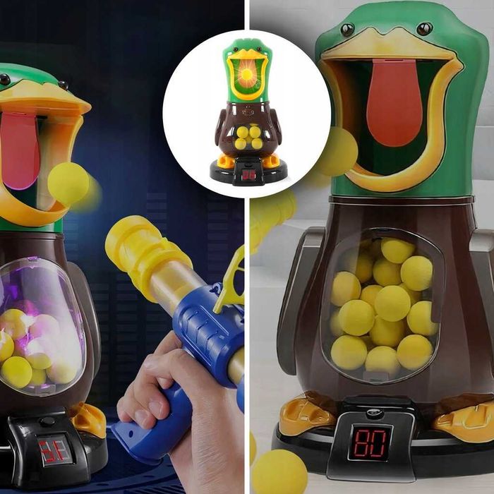 Для мальчиков и девочек аркадная игра-стрельба по утке "Голодная утка"