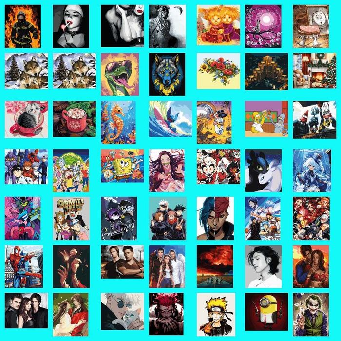 Картина по номерам Арт, аниме