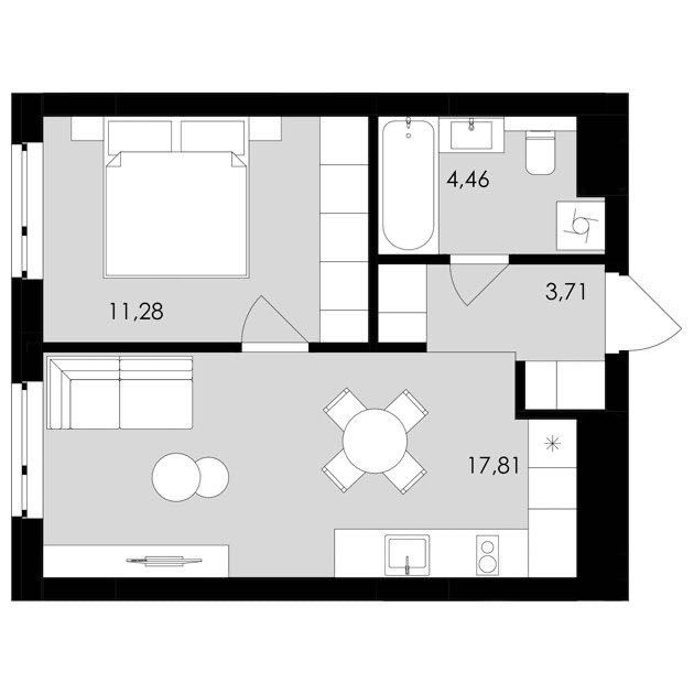 Продаж 1-к квартири 37,45 м/ЖК Авалон Холідей One/Cокільники/вул. Г. Майдану - View 2