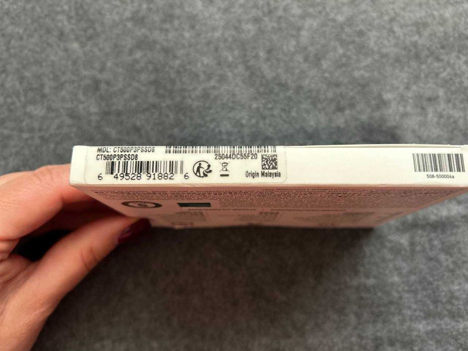 SSD накопичувач Crucial P3 Plus CT500P3PSSD8 500 GB NVMe Gen4 M.2
