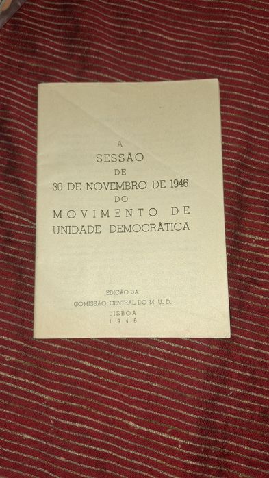 Sessão movimento de unidade democrática 1946 raro