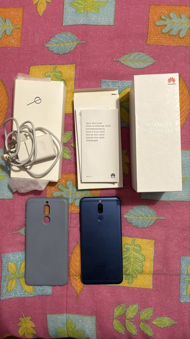 Huawei Mate 10 Lite azul – caixa original + carregador + 1 capa | perfeito estado