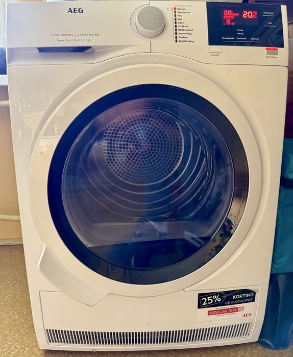 Suszarka AEG Lavatherm 7000 8 kg - pompa ciepła - idealny stan
