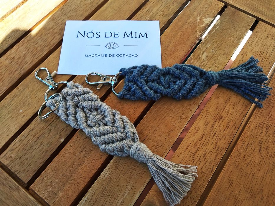 Peças de Macramê - Coasters e Porta Chaves