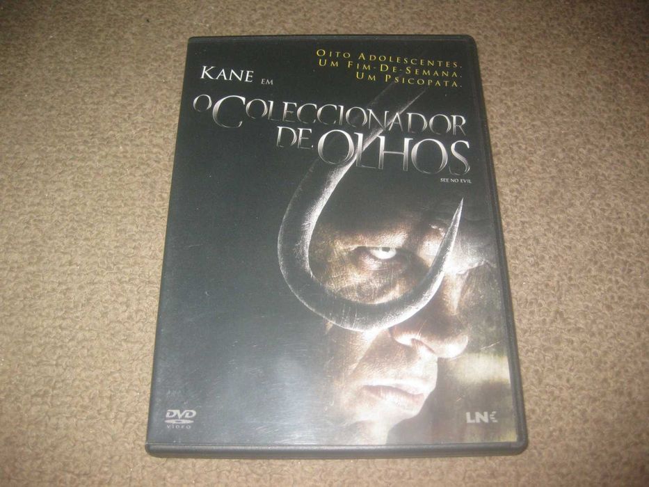 DVD "O Coleccionador de Olhos" com Kane