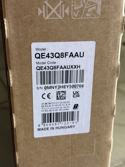 Телевізор Samsung QE43Q8F 50-55-65-75Q8F U8072